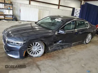 2020 BMW 7 Series 740i with VIN WBA7T2C00LCD86435, listed as a Copart auction lot 51650005 with Not provided miles and Salvage title. Bid and sale history available at DreamBid. Image 1.