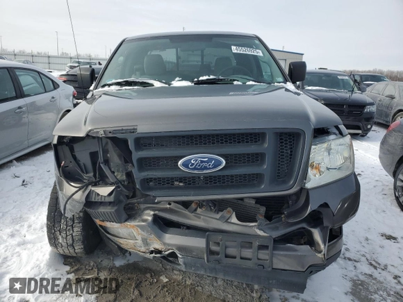 2005 Ford F-150 STX with VIN 1FTRX14W45FB61544, listed as a Copart auction lot 45526925 with 0 mi miles and Salvage Title. Bid and sale history available at carsss.com. Image 5.