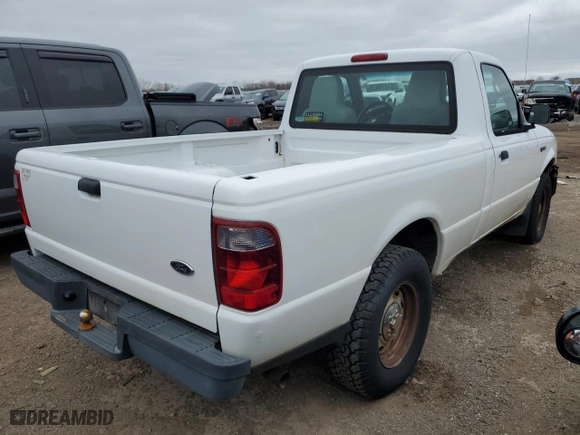 2004 Ford Ranger XL with VIN 1FTYR10D44PB20222, listed as a Copart auction lot 51178475 with 128,115 mi miles and Clean Title. Bid and sale history available at carsss.com. Image 3.