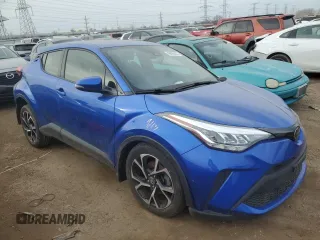 2021 Toyota C-HR LE with VIN JTNKHMBX4M1108510, listed as a Copart auction lot 48866935 with 63,312 mi miles and Salvage Title. Bid and sale history available at carsss.com. Image 4.