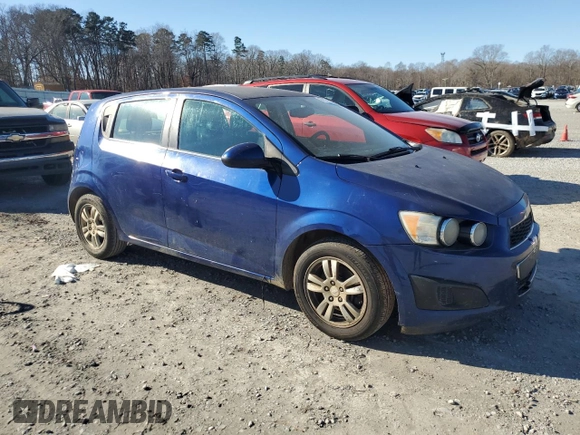 2014 Chevrolet Sonic LT with VIN 1G1JC6SH4E4205072, listed as a Copart auction lot 87321804 with 185,736 mi miles and Clean Title. Bid and sale history available at carsss.com. Image 4.