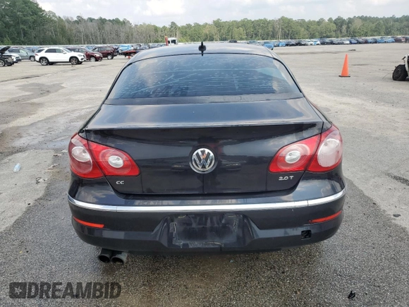 2011 Volkswagen CC Sport with VIN WVWMN7AN4BE708375, listed as a Copart auction lot 66636704 with 182,596 mi miles and Salvage Title. Bid and sale history available at DreamBid. Image 6.