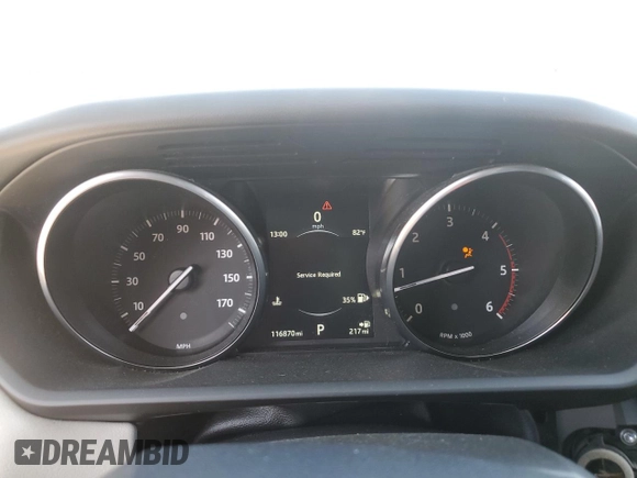 2016 Land Rover Range Rover Sport HSE with VIN SALWR2KF1GA662728, listed as a Copart auction lot 48905755 with 116,870 mi miles and Salvage title. Bid and sale history available at DreamBid. Image 9.