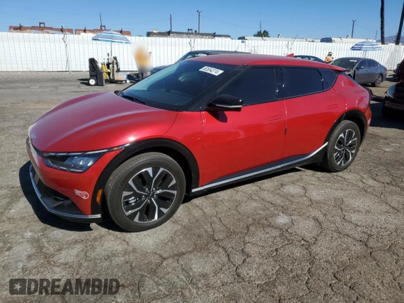 2022 Kia EV6 Wind with VIN KNDC34LA9N5066086, listed as a Copart auction lot 80554274 with 22,539 mi miles and Salvage Title. Bid and sale history available at carsss.com. Image 1.