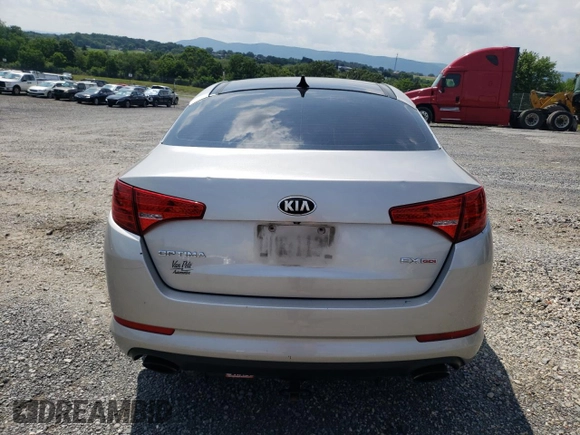 2013 Kia Optima EX with VIN 5XXGN4A79DG159574, listed as a Copart auction lot 64643025 with 130,827 mi miles and Clean title. Bid and sale history available at DreamBid. Image 6.