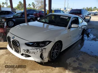2023 BMW 4 Series 430i with VIN WBA53AP08PCL64956, listed as a Copart auction lot 69304102 with 197 mi miles and . Bid and sale history available at carsss.com. Image 1.