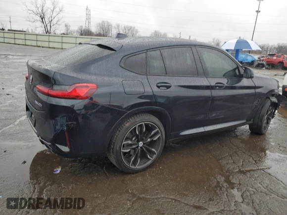2023 BMW X4 M40i with VIN 5UX43DT00P9N89647, listed as a Copart auction lot 80450304 with 32,727 mi miles and Salvage Title. Bid and sale history available at carsss.com. Image 3.