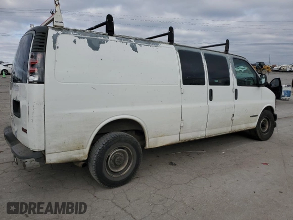 2001 GMC Savana z VIN 1GTHG39R311114765, wystawiony jako Copart lot #45540095 z przebiegiem 270 081 mil mil oraz Szkoda całkowita • Salvage title. Historia ofert i sprzedaży dostępna na DreamBid. Obrazek 3.