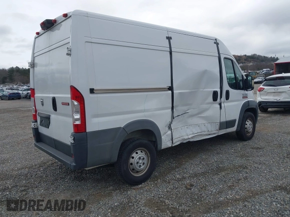 2018 Ram ProMaster Cargo with VIN 3C6TRVCG5JE138772, listed as a IAAI auction lot 41544444 with 87,477 mi miles and . Bid and sale history available at DreamBid. Image 4.