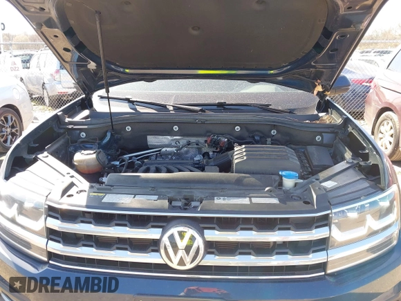 2019 Volkswagen Atlas SEL with VIN 1V2MR2CA9KC614343, listed as a IAAI auction lot 41748405 with 54,676 mi miles and . Bid and sale history available at DreamBid. Image 10.
