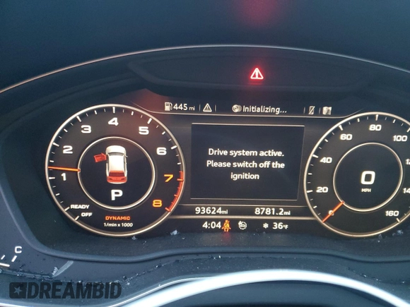 2018 Audi Q5 Premium with VIN WA1ANAFY8J2177422, listed as a Copart auction lot 85524884 with 93,624 mi miles and Salvage Title. Bid and sale history available at carsss.com. Image 9.