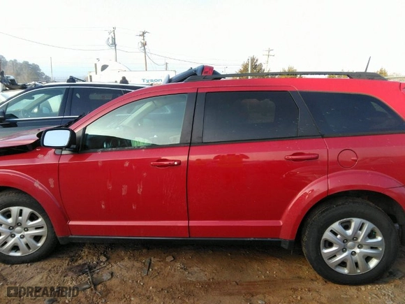 2019 Dodge Journey SE with VIN 3C4PDCBB5KT873042, listed as a IAAI auction lot 41129004 with 58,412 mi miles. Bid and sale history available at carsss.com. Image 15.