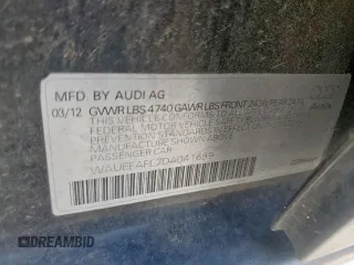 2013 Audi A4 Premium Plus z VIN WAUEFAFL7DA041699, wystawiony jako Copart lot #57028355 z przebiegiem 145 347 mil mil oraz Czysty tytuł • Clean title. Historia ofert i sprzedaży dostępna na DreamBid. Obrazek 12.