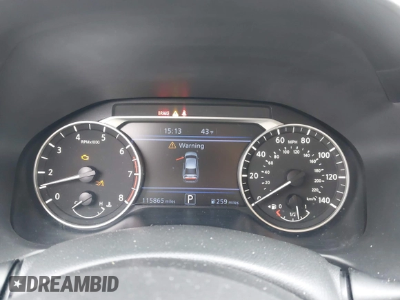 2022 Nissan Altima SV with VIN 1N4BL4DW2NN336027, listed as a IAAI auction lot 41647222 with 115,865 mi miles and . Bid and sale history available at DreamBid. Image 7.