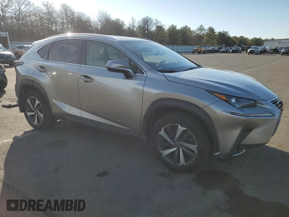 2019 Lexus NX with VIN JTJBARBZ7K2193323, listed as a Copart auction lot 48396735 with 36,774 mi miles and Salvage Title. Bid and sale history available at carsss.com. Image 4.