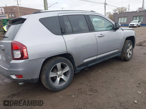 2016 Jeep Compass High Altitude Edition with VIN 1C4NJCEA2GD718173, listed as a IAAI auction lot 40930567 with 58,048 mi miles. Bid and sale history available at carsss.com. Image 4.