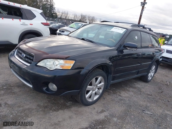 2006 Subaru Legacy Wagon Outback 3.0 R L.L. Bean with VIN 4S4BP86C064301837, listed as a IAAI auction lot 41646704 with 176,083 mi miles. Bid and sale history available at carsss.com. Image 2.