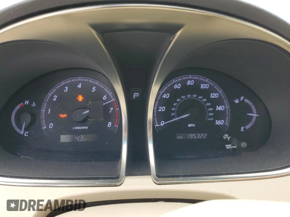 2011 Toyota Avalon with VIN 4T1BK3DB5BU432218, listed as a Copart auction lot 47085275 with 195,322 mi miles and Salvage Title. Bid and sale history available at DreamBid. Image 9.
