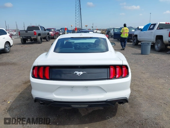 2021 Ford Mustang EcoBoost with VIN 1FA6P8THXM5153232, listed as a IAAI auction lot 42458757 with 45,267 mi miles and . Bid and sale history available at DreamBid. Image 15.