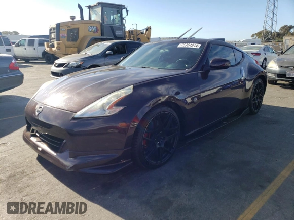 2010 Nissan 370Z Touring with VIN JN1AZ4EH3AM505754, listed as a Copart auction lot 75764914 with 66,299 mi miles and Salvage Title. Bid and sale history available at carsss.com. Image 1.