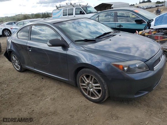 2007 Scion tC Spec with VIN JTKDE177170196514, listed as a Copart auction lot 51809075 with 166,046 mi miles and Salvage Title. Bid and sale history available at carsss.com. Image 4.