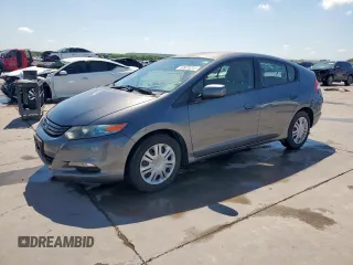 2010 Honda Insight LX with VIN JHMZE2H56AS042097, listed as a Copart auction lot 53972215 with 107,182 mi miles and Salvage Title. Bid and sale history available at DreamBid. Image 1.