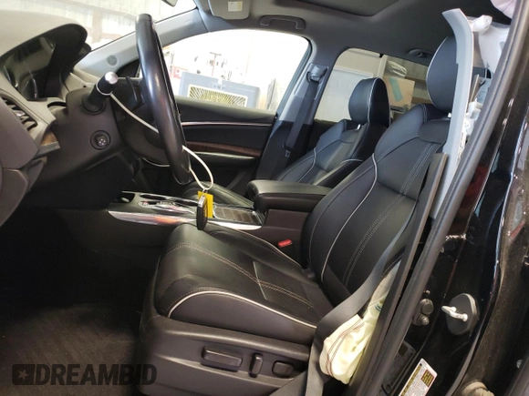 2017 Acura MDX Sport Hybrid w/Advance Pkg with VIN 5FRYD7H76HB000677, listed as a Copart auction lot 70718164 with 51,724 mi miles and Salvage Title. Bid and sale history available at carsss.com. Image 7.