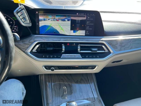 2019 BMW X7 xDrive50i with VIN 5UXCX4C53KLB39548, listed as a Copart auction lot 54152375 with 159,191 mi miles and Clean Title. Bid and sale history available at carsss.com. Image 10.