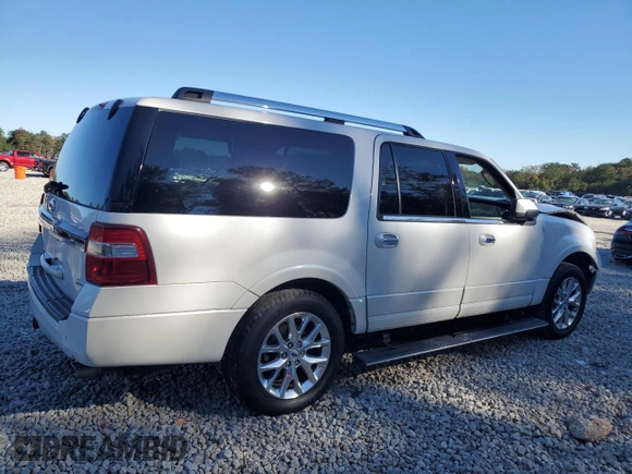 2015 Ford Expedition Max Limited with VIN 1FMJK1KT2FEF10501, listed as a Copart auction lot 81652754 with 140,289 mi miles and Salvage Title. Bid and sale history available at carsss.com. Image 3.
