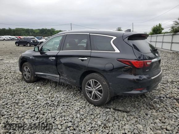 2020 Infiniti QX60 Luxe z VIN 5N1DL0MM0LC514421, wystawiony jako Copart lot #61422995 z przebiegiem 84 285 mil mil oraz Szkoda całkowita • Salvage title. Historia ofert i sprzedaży dostępna na DreamBid. Obrazek 2.