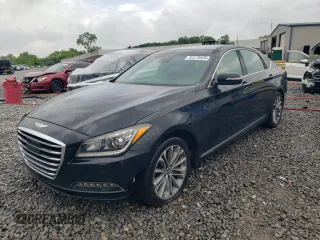 2017 Genesis G80 3.8L z VIN KMHGN4JE7HU201735, wystawiony jako Copart lot #54178545 z przebiegiem 153 537 mil mil oraz Szkody całkowita. Historia ofert i sprzedaży dostępna na DreamBid. Obrazek 1.