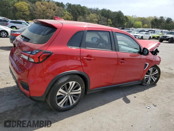 2024 Mitsubishi Outlander Sport S with VIN JA4ARUAU0RU012359, listed as a Copart auction lot 50726745 with 8,150 mi miles and Salvage Title. Bid and sale history available at carsss.com. Image 3.