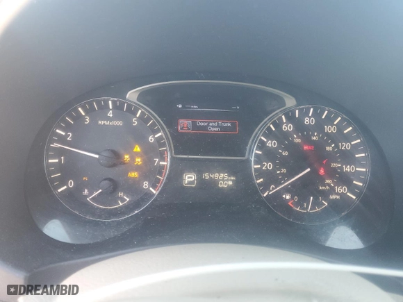 2013 Nissan Altima 2.5 SV with VIN 1N4AL3AP0DC283308, listed as a Copart auction lot 42595115 with 154,925 mi miles and Salvage Title. Bid and sale history available at carsss.com. Image 9.