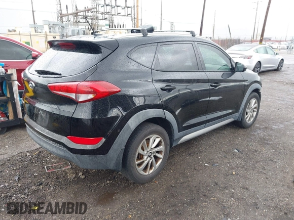 2017 Hyundai Tucson SE with VIN KM8J33A48HU276120, listed as a IAAI auction lot 41731715 with 108,486 mi miles. Bid and sale history available at carsss.com. Image 4.
