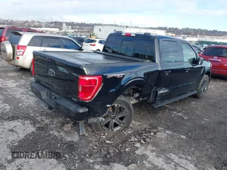 2021 Ford F-150 XL with VIN 1FTEW1EP6MFB74979, listed as a IAAI auction lot 41187461 with 59,707 mi miles. Bid and sale history available at carsss.com. Image 4.
