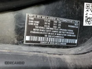 2022 McLaren 720S z VIN SBM14FCA4NW006444, wystawiony jako Copart lot #45854525 z przebiegiem Nie podano mil oraz Szkody całkowita. Historia ofert i sprzedaży dostępna na DreamBid. Obrazek 12.
