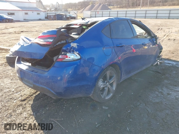 2014 Dodge Dart GT with VIN 1C3CDFEB4ED683310, listed as a IAAI auction lot 41370122 with 81,008 mi miles. Bid and sale history available at carsss.com. Image 4.