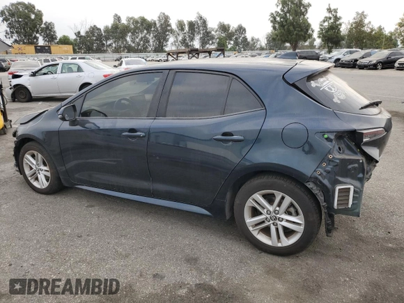 2019 Toyota Corolla Hatchback SE with VIN JTNK4RBE4K3064176, listed as a Copart auction lot 76322054 with 44,187 mi miles and Salvage Title. Bid and sale history available at carsss.com. Image 2.