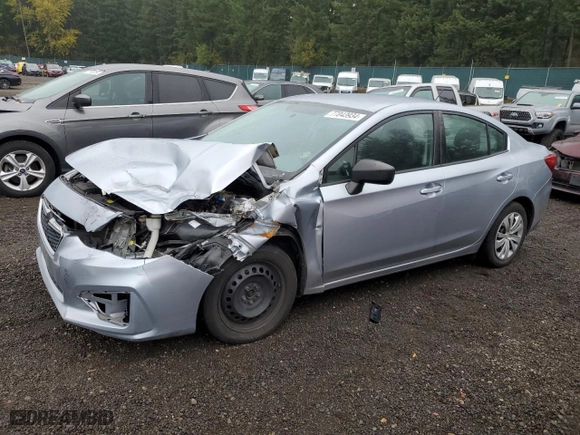 2019 Subaru Impreza with VIN 4S3GKAA66K3608155, listed as a Copart auction lot 77043934 with 0 mi miles and Salvage Title. Bid and sale history available at carsss.com. Image 1.