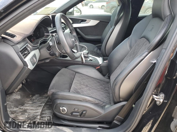 2019 Audi S4 Premium Plus with VIN WAUB4AF40KA034611, listed as a Copart auction lot 75869594 with 57,580 mi miles and Clean Title. Bid and sale history available at carsss.com. Image 7.