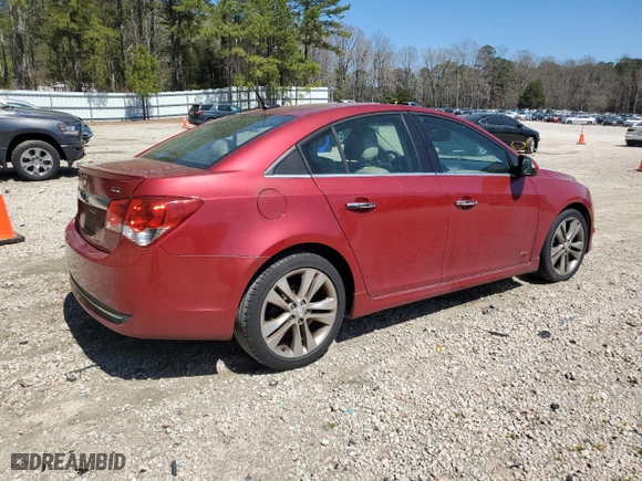 2013 Chevrolet Cruze LTZ with VIN 1G1PG5SB0D7215230, listed as a Copart auction lot 50711385 with 236,391 mi miles and Clean Title. Bid and sale history available at carsss.com. Image 3.