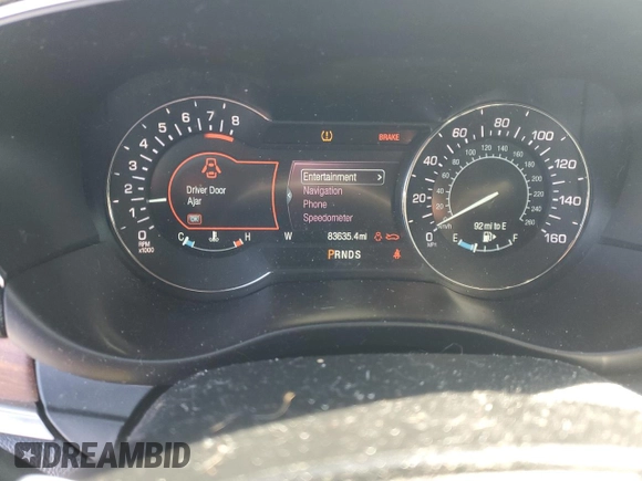 2019 Lincoln MKC Select with VIN 5LMCJ2D96KUL02511, listed as a Copart auction lot 48630875 with 83,635 mi miles and Salvage title. Bid and sale history available at DreamBid. Image 9.