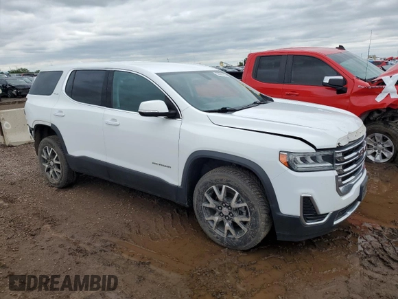 2021 GMC Acadia SLE with VIN 1GKKNKLAXMZ160810, listed as a Copart auction lot 58983335 with 112,006 mi miles and Clean title. Bid and sale history available at DreamBid. Image 4.