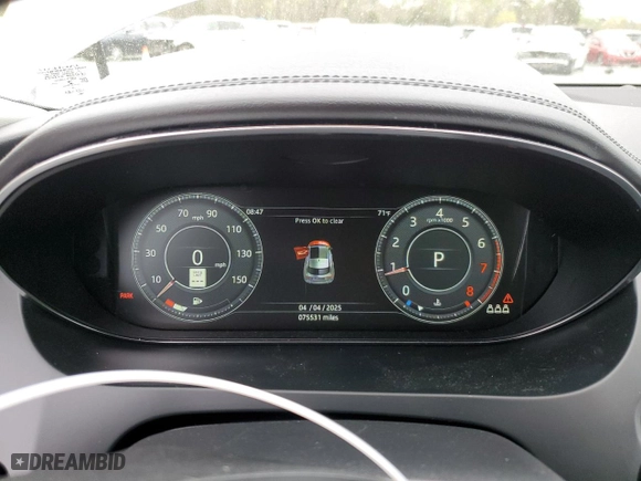 2019 Jaguar E-PACE S with VIN SADFJ2FX9K1Z64864, listed as a Copart auction lot 51897935 with 75,531 mi miles and Salvage Title. Bid and sale history available at carsss.com. Image 9.