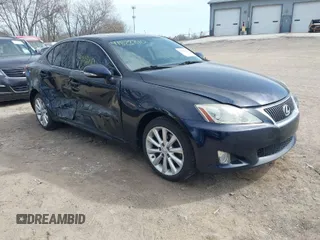 2009 Lexus IS with VIN JTHCK262092029123, listed as a IAAI auction lot 41822810 with 95,717 mi miles. Bid and sale history available at carsss.com. Image 1.