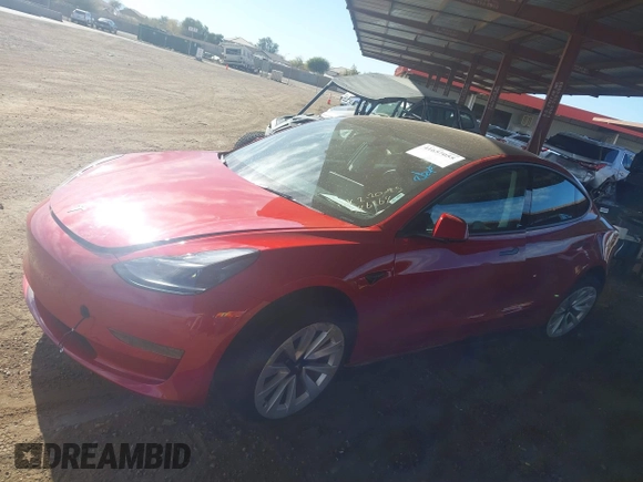 2023 Tesla Model 3 with VIN 5YJ3E1EA9PF546264, listed as a IAAI auction lot 41657055 with 5,634 mi miles and . Bid and sale history available at DreamBid. Image 13.