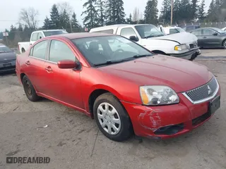 2012 Mitsubishi Galant ES with VIN 4A32B3FF5CE020894, listed as a IAAI auction lot 41473833 with 81,237 mi miles. Bid and sale history available at carsss.com. Image 1.