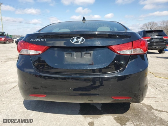 2013 Hyundai Elantra Limited with VIN 5NPDH4AE0DH426324, listed as a Copart auction lot 48180625 with 118,633 mi miles and Salvage Title. Bid and sale history available at carsss.com. Image 6.