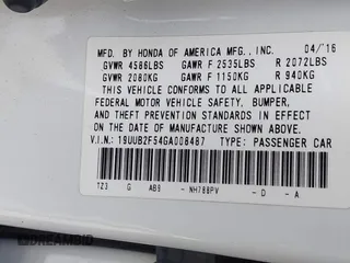 2016 Acura TLX Technology with VIN 19UUB2F54GA008487, listed as a IAAI auction lot 41865204 with 75,597 mi miles and . Bid and sale history available at DreamBid. Image 9.