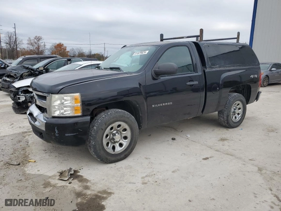 2011 Chevrolet Silverado 1500 Work Truck with VIN 1GCNKPE03BZ160759, listed as a Copart auction lot 81829624 with 196,776 mi miles and Salvage Title. Bid and sale history available at carsss.com. Image 1.